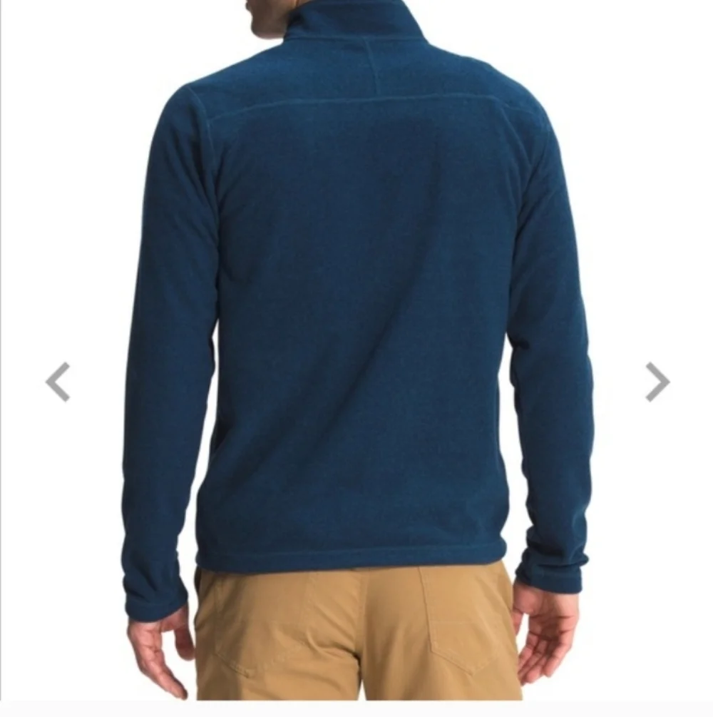 The North Face Textured Cap Rock 1/4 Zip Fleece Pullover Size L